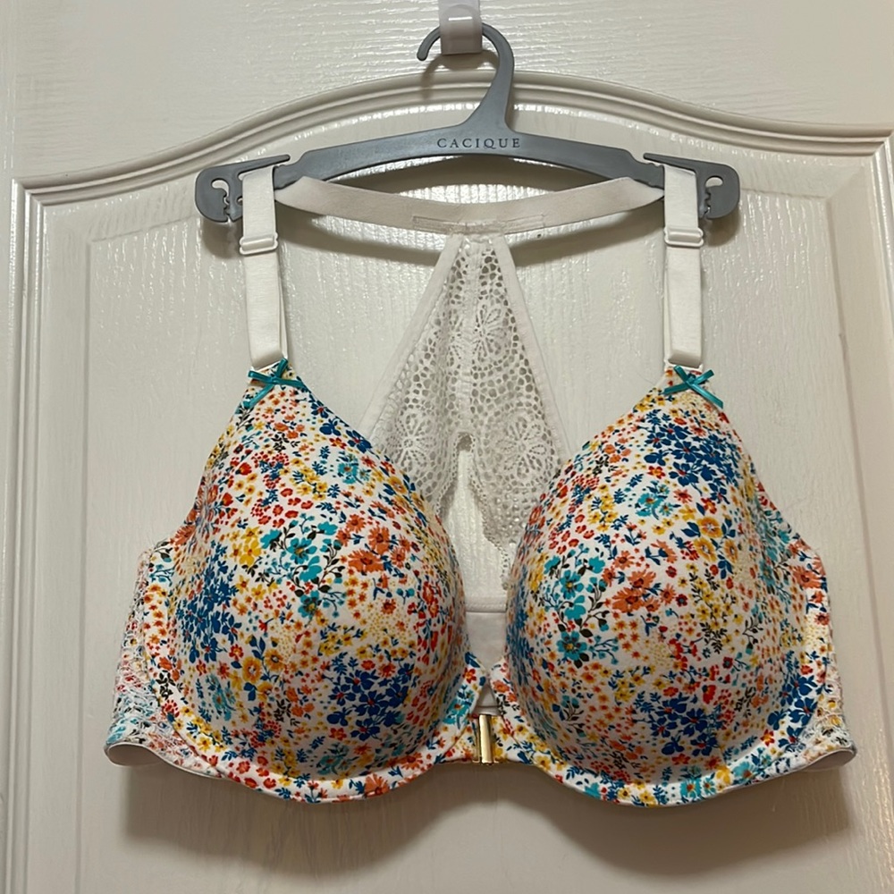 LB Cacique Front close Cotton Tshirt bra size 40D